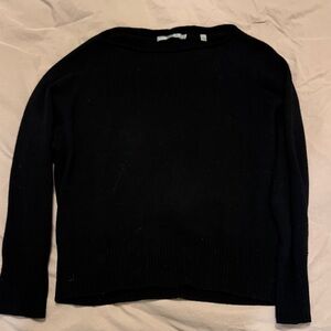 Vince Women's Black Crew Neck Sweater